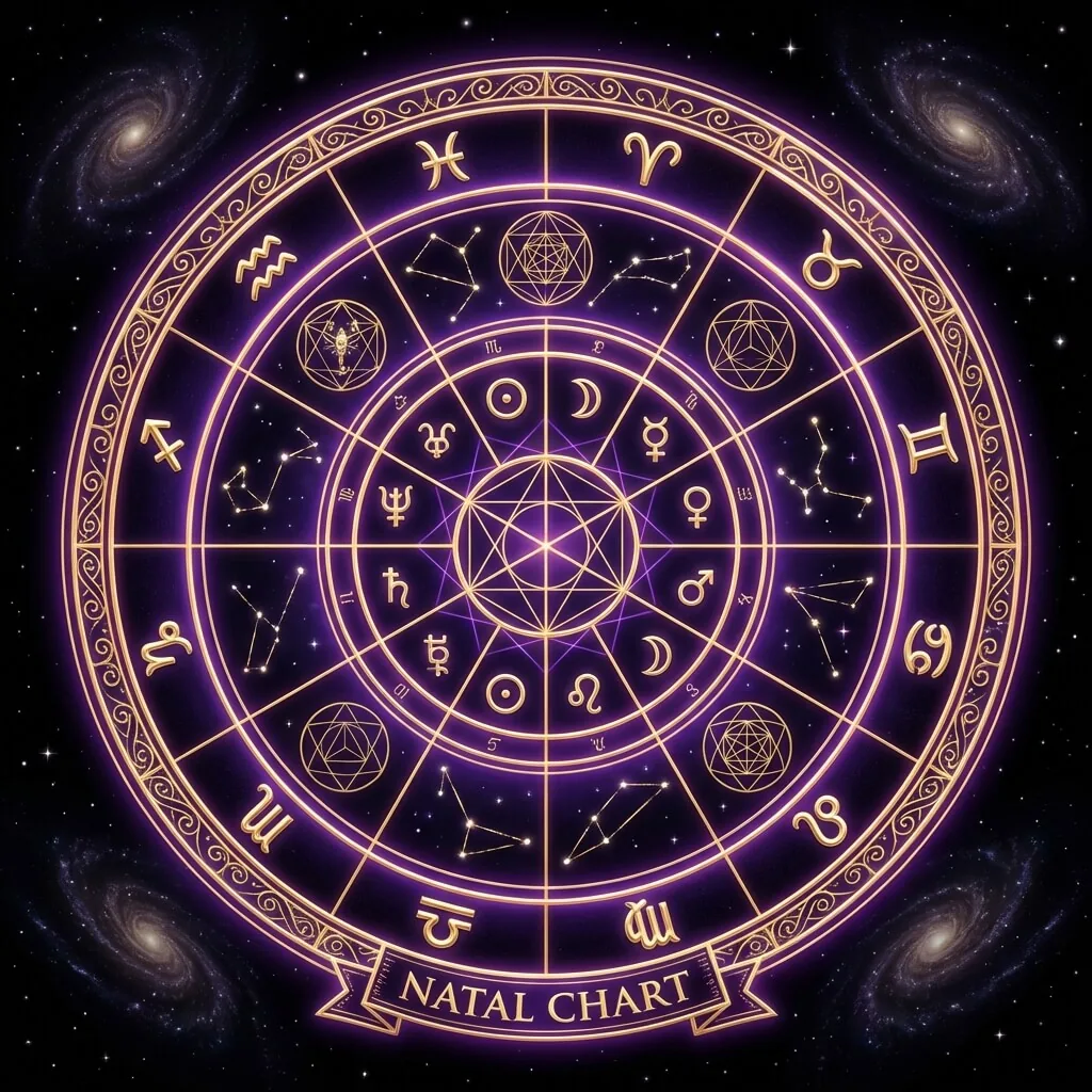 What is a natal chart birth chart