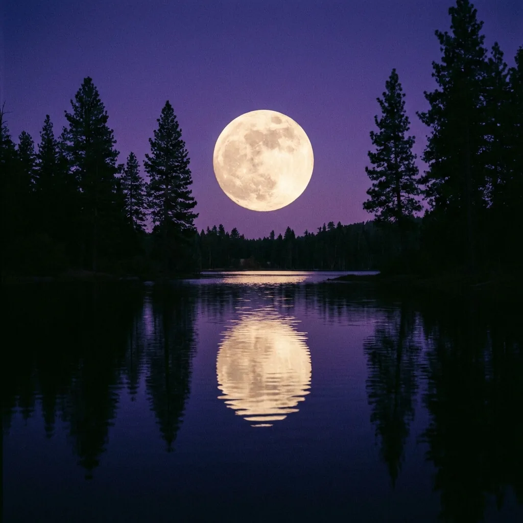 Moon calendar showing lunar cycles for calculating your moon sign